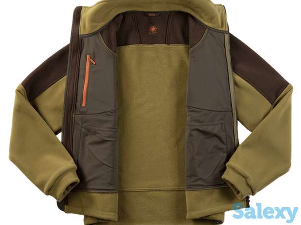 Куртка флисовая спортивная теплая сивера караган 2.0 олива/трюфель, фотография 6