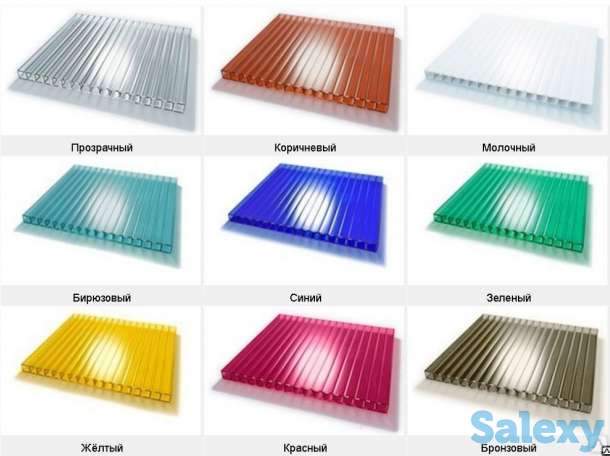 Поликарбонат сотовый  6 ММ 10 лет гарантия, фотография 1