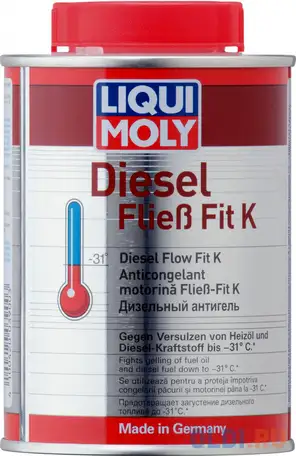 Дизельный антигель liquimoly diesel fliess-fit k (концентрат) 3900, фотография 1
