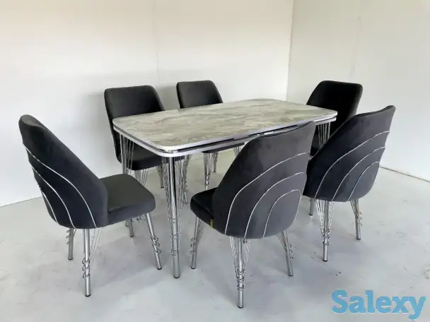 Стол 2243+6 стульев. Производство Турция., фотография 1