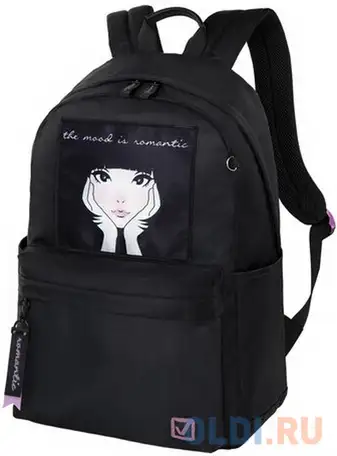 Рюкзак brauberg fashion city 22 л черный, фотография 1