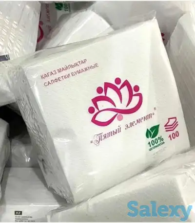 купить салфетки бумажные оптом. Туалетная бумага оптом по всему Казахстану, фотография 4
