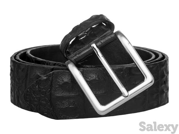 Ремень мужской pine black caiman, фотография 1
