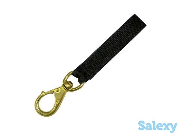 Карабин стальной на кордуровой ленте, синий  ,  problue, фотография 1