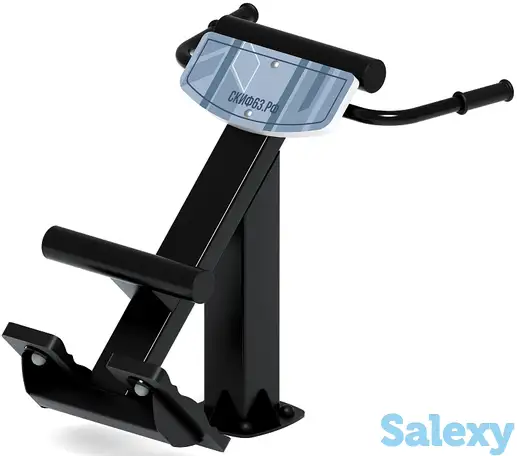 Гиперэкстензия (серый) - уличный тренажер - ст 003-13, фотография 1