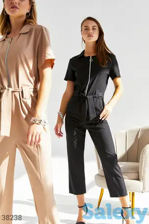 Базовый черный комбинезон, фотография 1