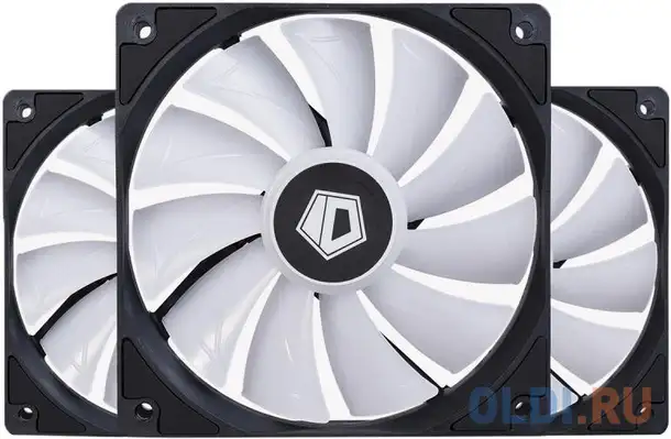 Fan id-cooling xf-12025-argb-trio argb led / pwm/ 3pack+controller, фотография 1