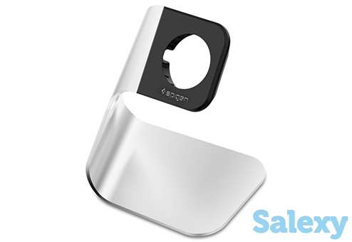 Подставка SGP Stand S330 для Apple Watch SGP11555 (42mm и 38mm). Серебристый, фотография 2