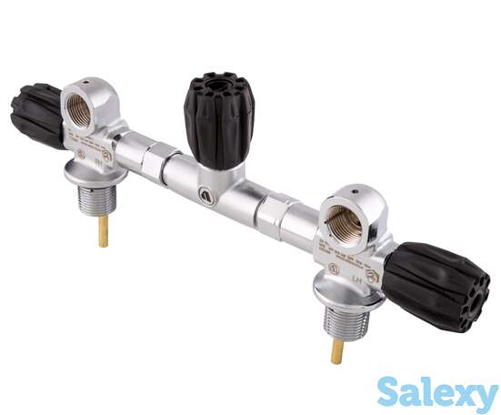 Манифолд с изолятором (171-178 мм, для баллонов 10 и 12 л), din, 300 бар, фотография 1