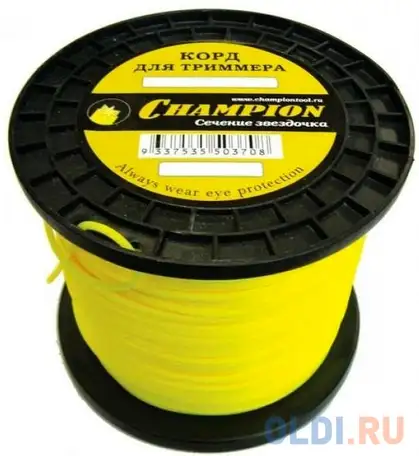 Champion корд трим.  star 2.4мм*245м (звезда) c5036 корды, шт, фотография 1