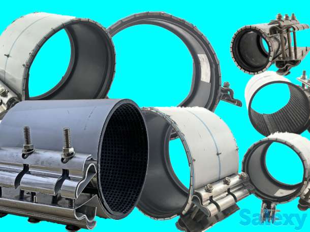 Хомуты ремонтные. Муфты зажимные. Сансфера, фотография 12