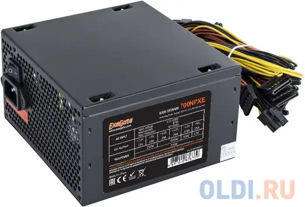 Блок питания exegate 700npxe(+pfc) 700 вт, фотография 1