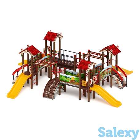 Детский игровой комплекс «в гостях у сказки» дик 1.05.01-08 h=900, фотография 1