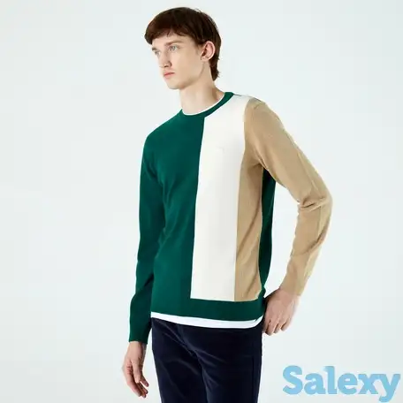 Мужской трикотажный свитер lacoste, фотография 1