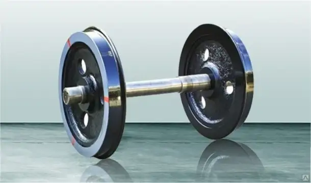 Колесных пар вагона, Состояние: бу, фотография 1