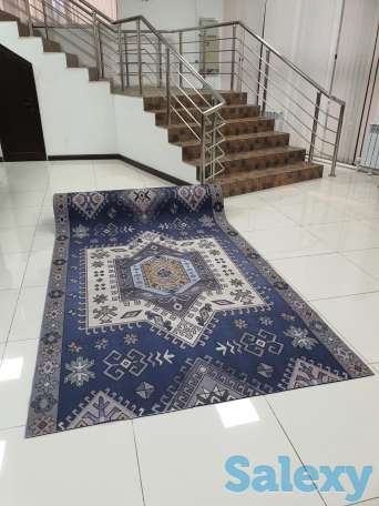 Коврик Голубой Кечуа ковер ковровая дорожка Ширина 140 см, фотография 5