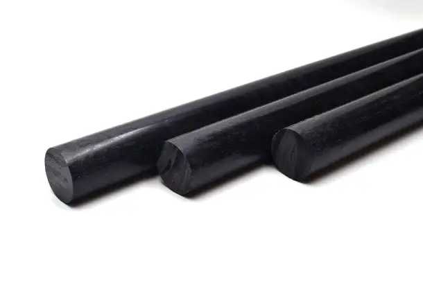 Полиацеталь стержень черный, D 3-250 мм, L 0,025-2 м, Марка: ПОМ-С; ПОМ-Н; ПОМ, фотография 1