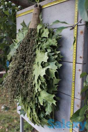 Премиальный Яр веник для бани - канадский дуб с мелиссой, фотография 2