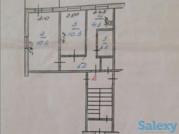 продам 2-х комнатную квартиру площадь 42 кв.м., фотография 1