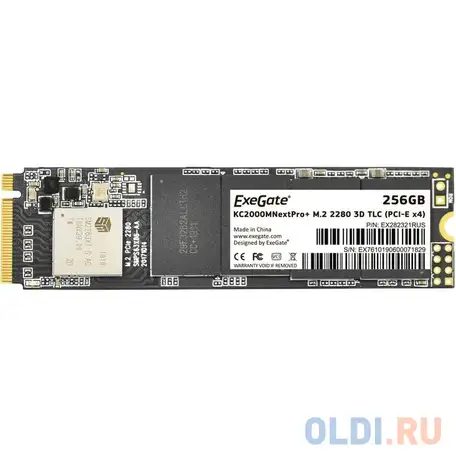 Ssd накопитель exegate nextpro+ 256 gb pci-e 3.0 x4, фотография 1