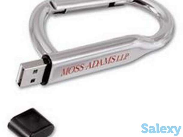 Продам Металлическая флешка - карабин, 8Gb (Хром), фотография 1