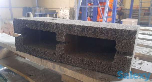 Пескоблок, стандартный угловой, перегородочный, декоративный, кирпич, фотография 4