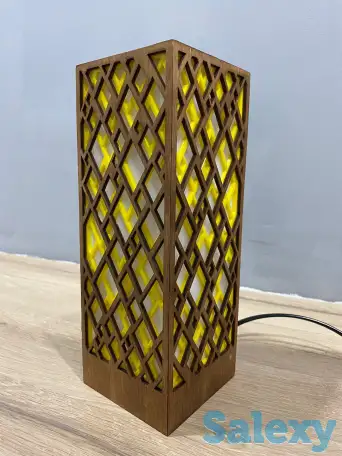 Желтый Интерьерный лампа-ночник, фотография 9