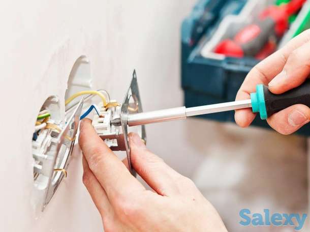 Установка розеток, выключателей, фотография 2