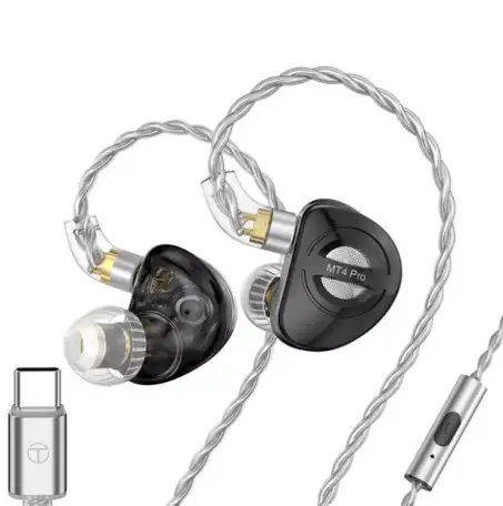 Наушники TRN MT4 PRO Type-C IEM, фотография 1