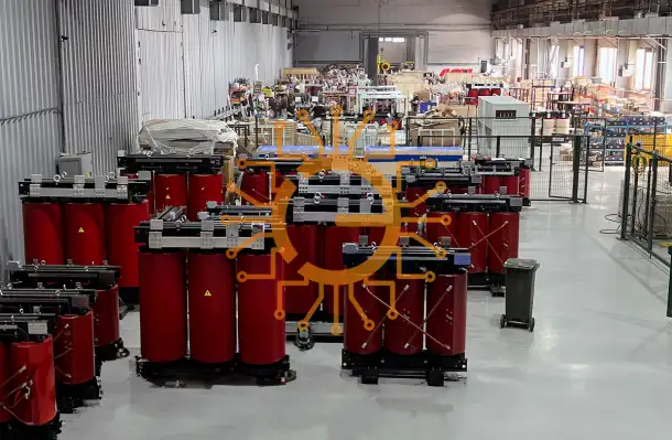 Трансформатор сухого типа: Тсл630 10 0.4 dyн-11 ip00 al с литой изоляцией, фотография 6