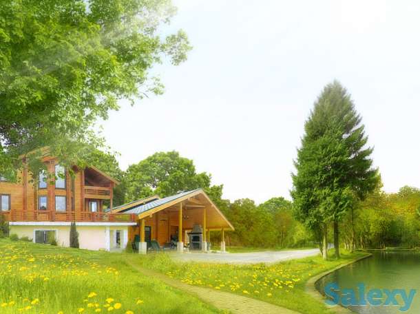 Деревянные дома, срубы, бани дачи из клееного бруса, фотография 1