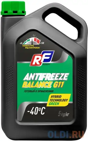 17463n ruseff антифриз antifreeze balance g11  (5кг), фотография 1