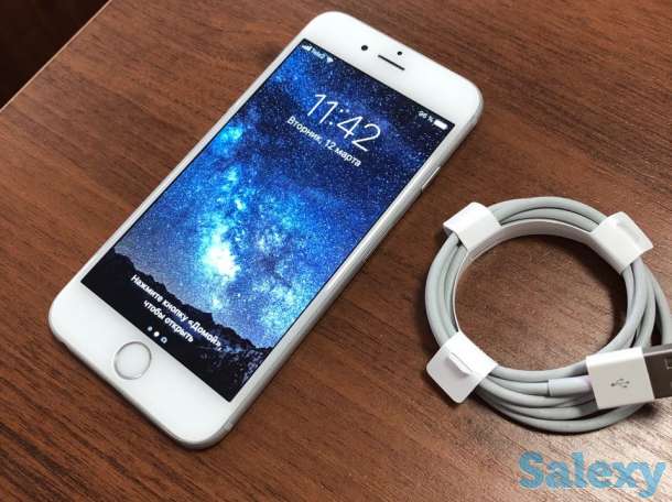 Продам Iphone 6 (Silver 16gb) в отличном состоянии, фотография 1