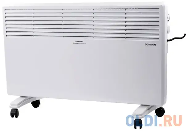 Обогреватель-конвектор sonnen x-2000, 2000 вт, напольная/настенная установка, белый, 453496, фотография 1