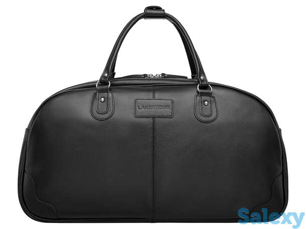 Кожаная дорожная сумка jutland black, фотография 1