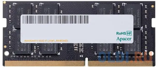 Оперативная память для ноутбука apacer es.08g2v.gnh so-dimm 8gb ddr4 2666 mhz, фотография 1