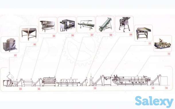 Линии переработки плодов и овощей 