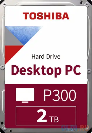 Жесткий диск toshiba original sata-iii 2tb hdwd320uzsva desktop p300 (7200rpm) 256mb, фотография 1