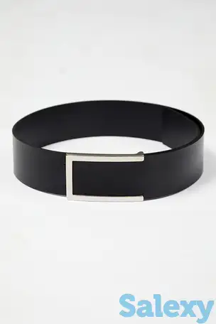 Кожаный ремень с металлической пряжкой vassa&co, фотография 1