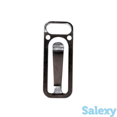 Пряжка с полукольцом универсальная быстросьёмная, нерж., фотография 1