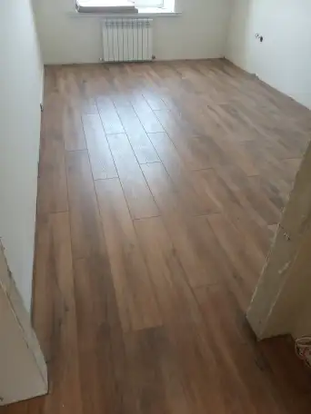 Укладка ламината настил линолеума и ОСБ, фотография 14