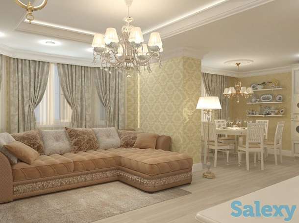 Дизайнерский ремонт квартир в Атырау, фотография 6