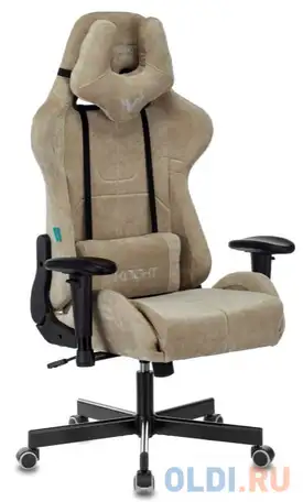 Кресло игровое бюрократ viking knight lt21 fabric песочный, фотография 1