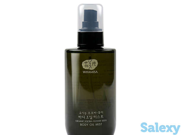 Масло-спрей для тела whamisa organic jojoba flower seeds body oil mist, фотография 1
