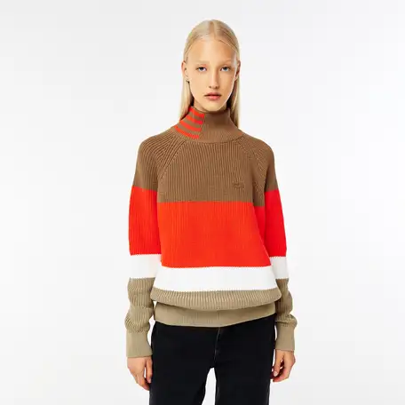 Женский свитер lacoste из шерсти на пуговицах, фотография 1