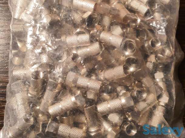 Разъем F соединитель антенный, коннектор, штекер на антенну, фотография 3