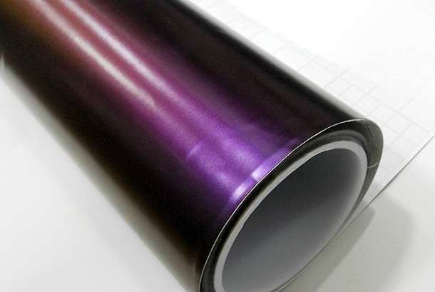 Глянцевая хамелеоновая пленка на авто, фотография 1