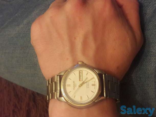 Продам часы тиссот оригенал механика автозаводка водонепрооницаемые сапфировае стекло швицария механизм от ролекс, фотография 3