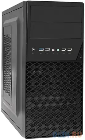 Корпус microatx exegate ba-203u 450 вт чёрный, фотография 1