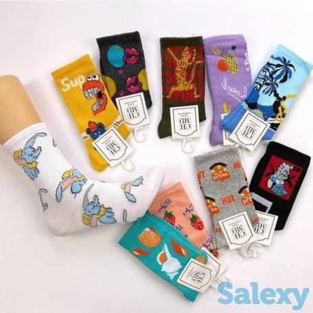 Носки взрослые с принтами, фотография 1